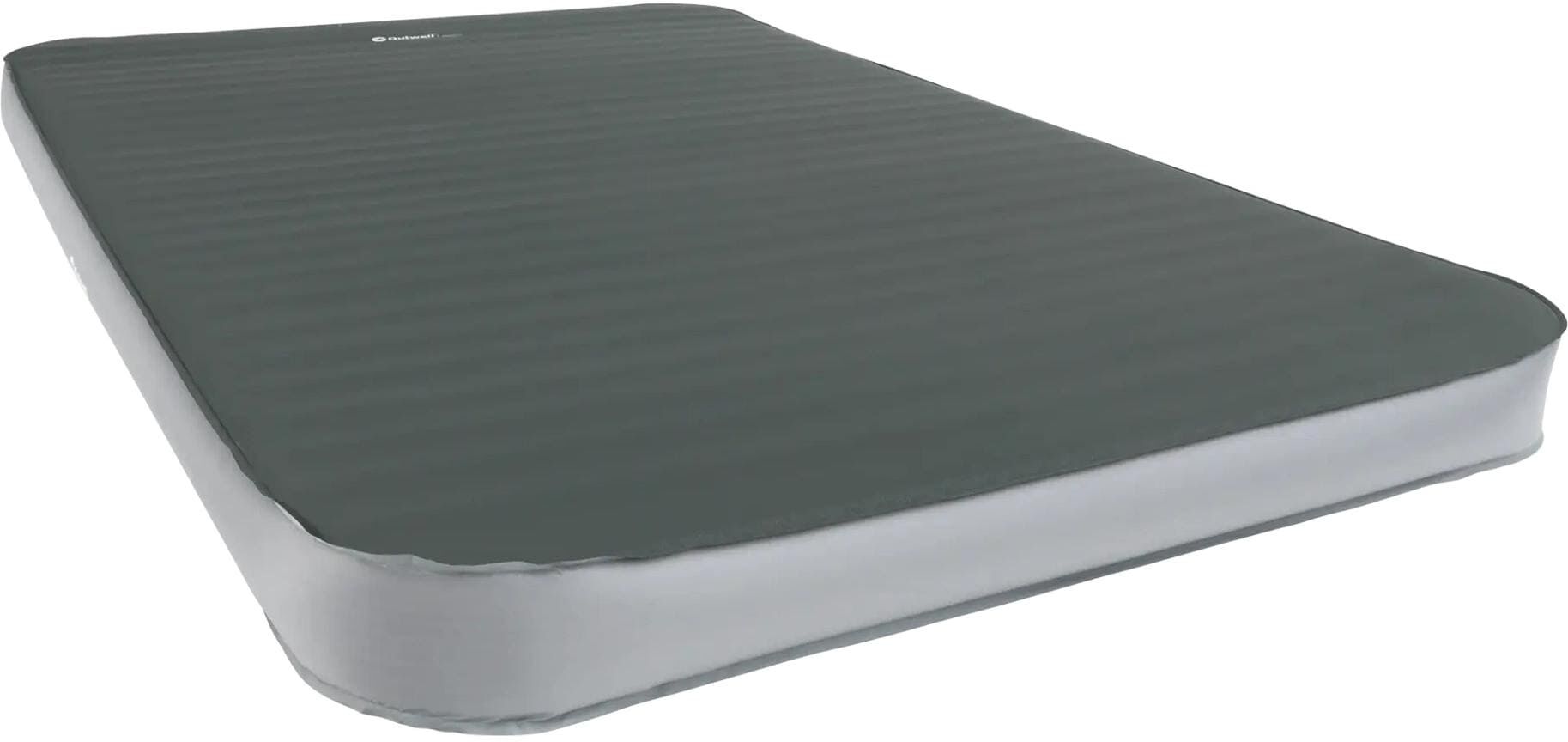 Luftbett OUTWELL "Dreamboat Double 200 x 140 x 12 cm", grau (dunkelgrün), Luftbetten, B/H/L: 138cm x 12cm x 207cm, Polyester, Luftbett, Selbstaufblasende Doppel-Isomatte, B:138cm H:12cm L:207cm dunkelgrün B/H/L: 138cm x 12cm x 207cm