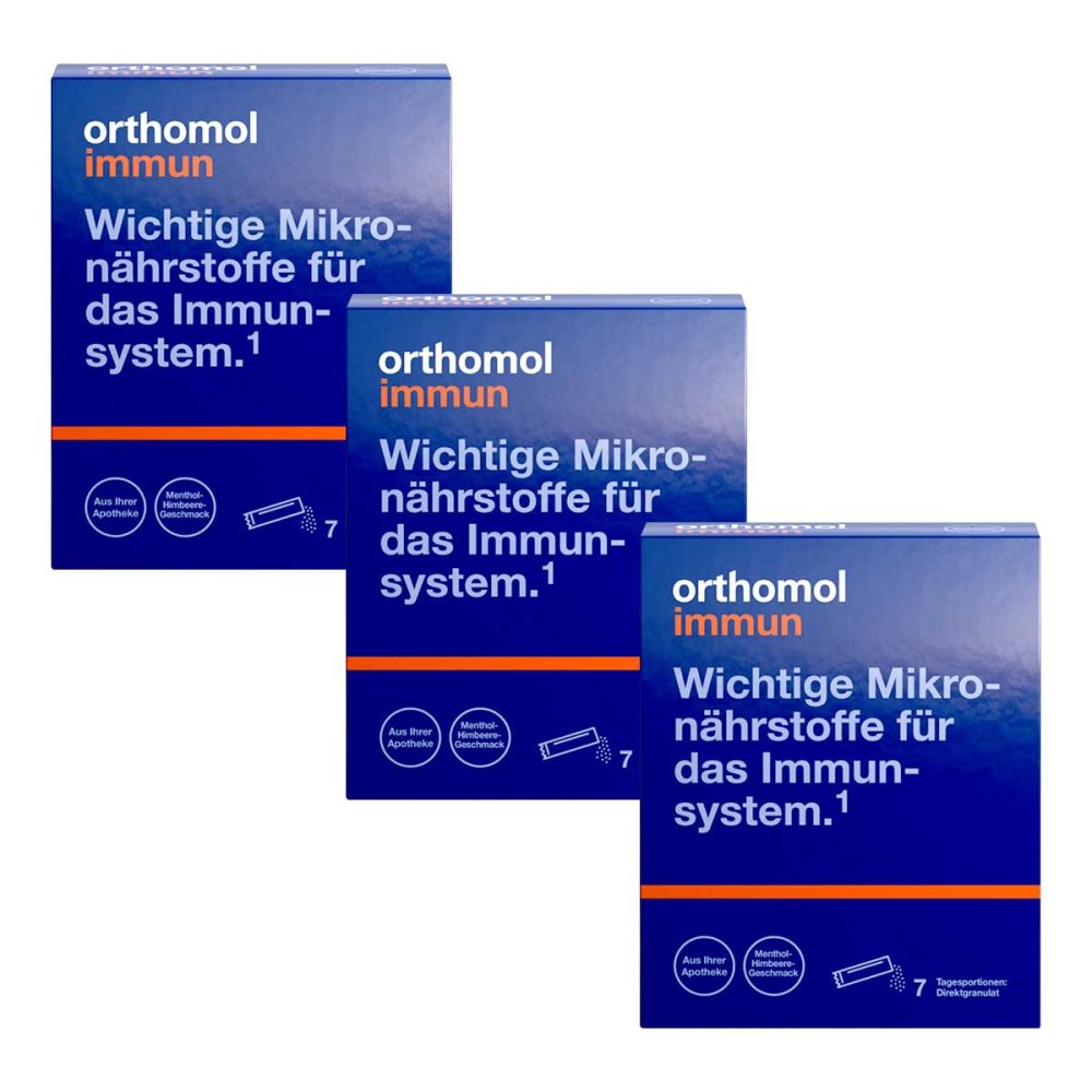 Orthomol pharmazeutische Orthomol Immun Direktgranulat Himbeer/menthol 08105921