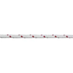 NoName, Seil, PE-Seil gefl. weiss/rot 10,0mm Ro.100m (250x200) (100 m)