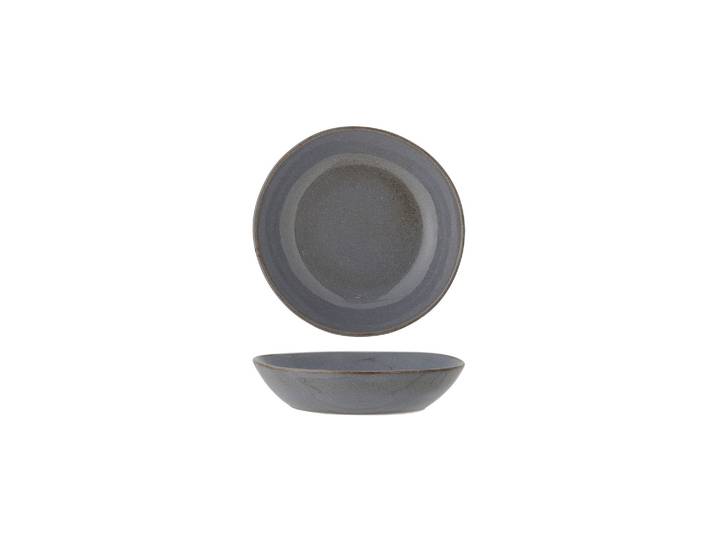 Sandrine Assiette Creuse, Gris, Grès