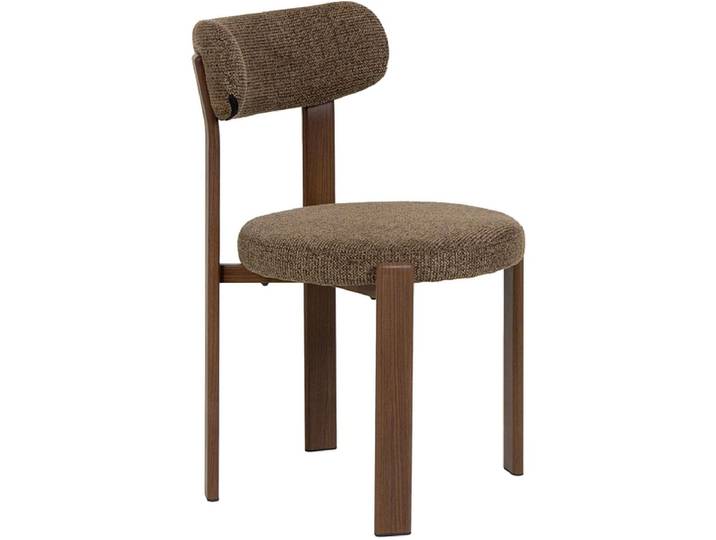 MOME Stuhl SOREN Stoff rotbraun
