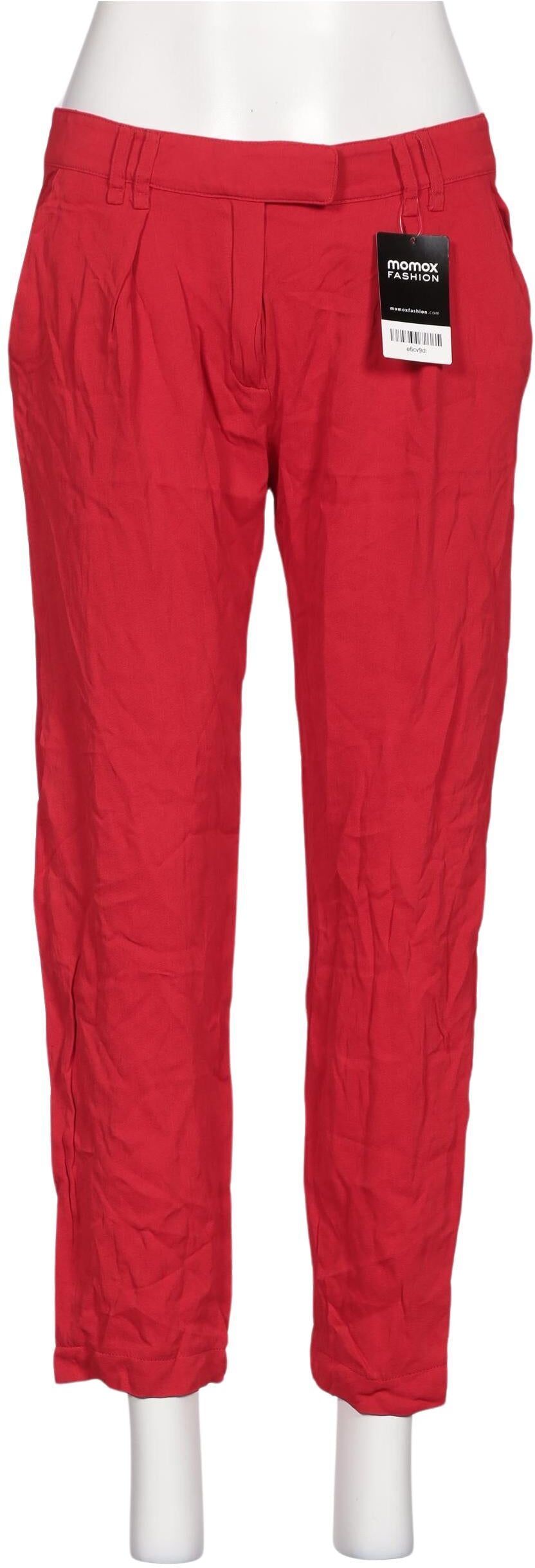 Plein SUD Damen Stoffhose, Rot, Gr. EU 38, Viskose - Second Hand