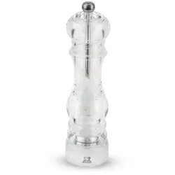 PEUGEOT Salzmühle NANCY 22cm Acryl Transparent Stahlmahlwerk Gewürzmühle
