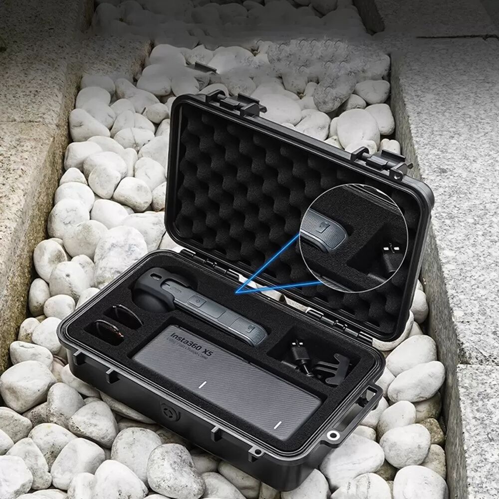 INF Tragbarer Sicherheitskoffer für Insta360 X5 – Stoßfest, wasserdicht & kompakt