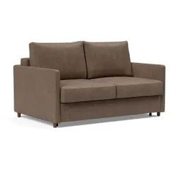 INNOVATION LIVING Schlafsofa Neah Slim Stoff Cedar Brown 140 cm