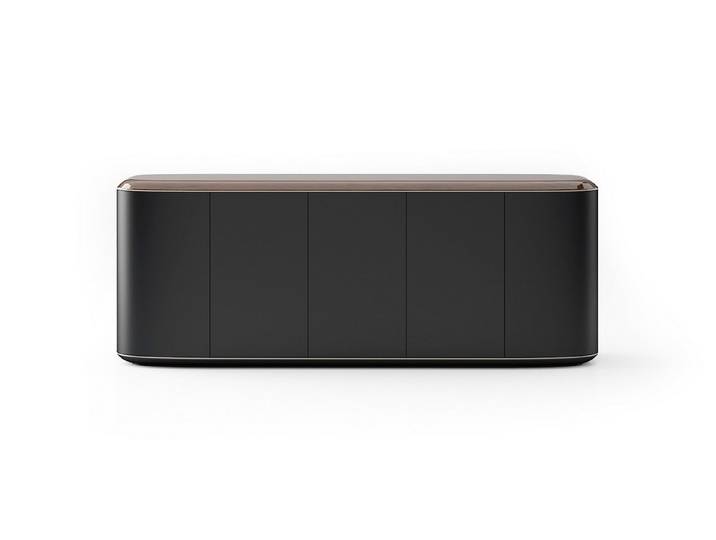 JVmoebel Konsole Schwarze Holzkonsole mit elegantem, minimalistischen Design (Packung, 1 St., David Schwarze Konsole aus Holz modern stilvoll und hochwertig), Made in Europe
