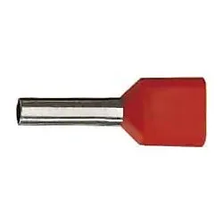 Klauke Aderendhülse 2x1 Länge 18 iso. rot 871/18
