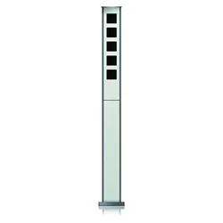 TCS K35AS Kommunikationssäule, unbestückt für 5 AMI-Module, freistehend 1,70 m Höhe