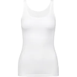 CALIDA Damen Top - Comfort, Unterhemd, Tank Top, Jersey, einfarbig Weiß / L (48/50)