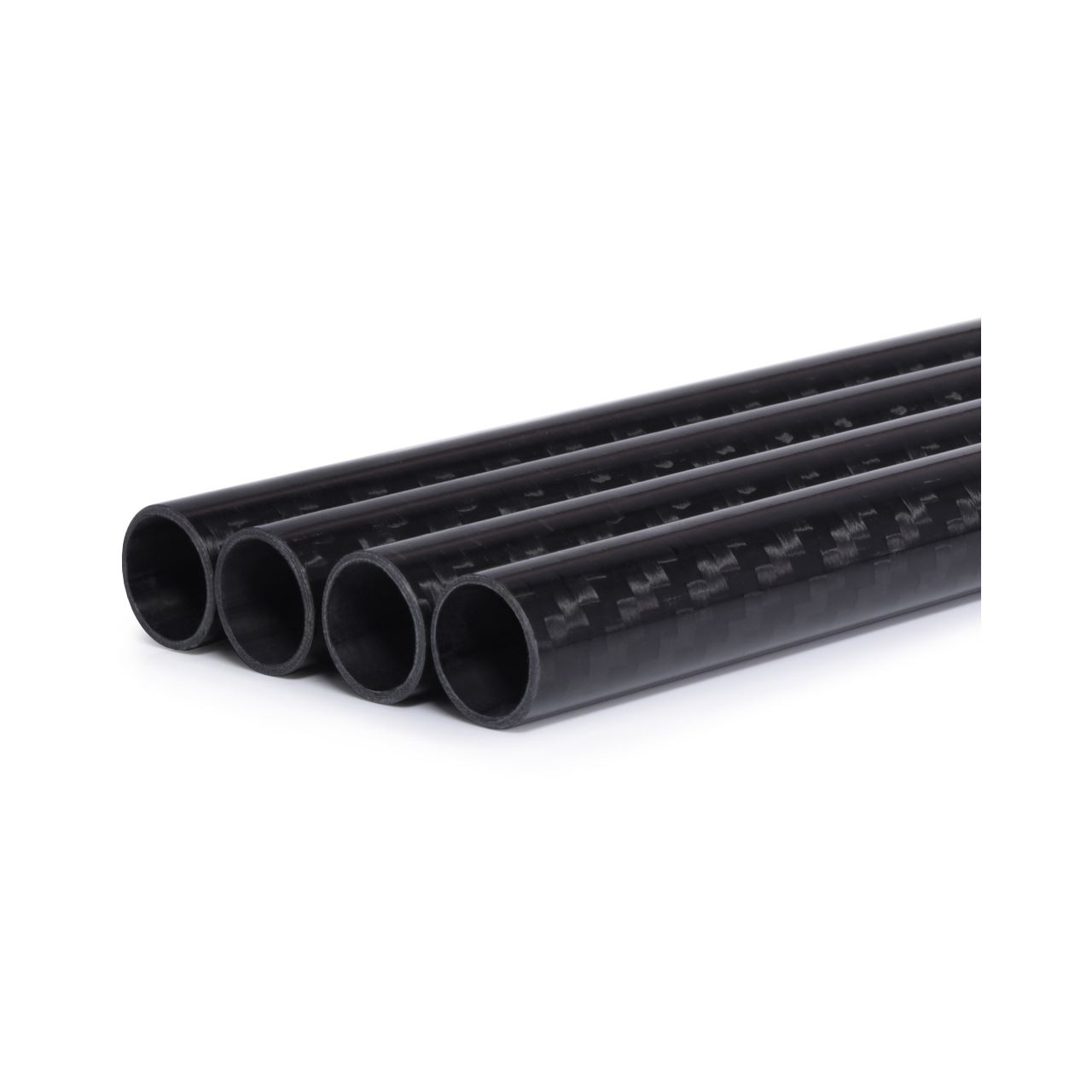 Alphacool Carbon HardTube 13mm 4x 80cm