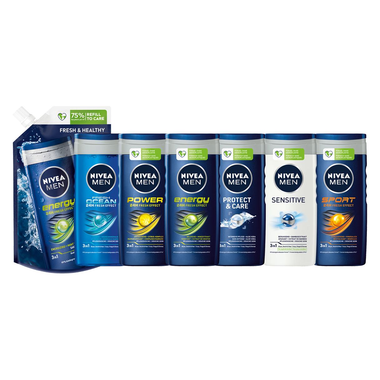 NIVEA Men Fresh Energy Pflegedusche (250 ml) (80803)