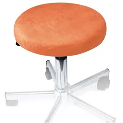Megro | Hockerbezug | Frottee | 40 bis 45 cm Ø | terra | terra