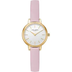 LARS LARSEN - LYKKE - gold pink - leder