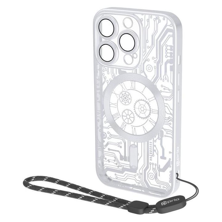 prio elegante Handyhülle MAG für iPhone 12 silber (Apple iPhone 12) (PPC-1515)