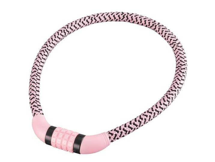 PUKY LOCKSTAR Kabelschloss Retro Rose Flexibles 70cm Stahlkabel