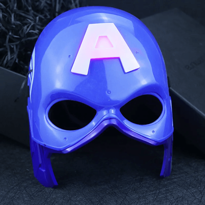 Inspire Essentials Kids Captain America Shield Arm Guard Superhero Cosplay Prop 1pcs Luminous Mask