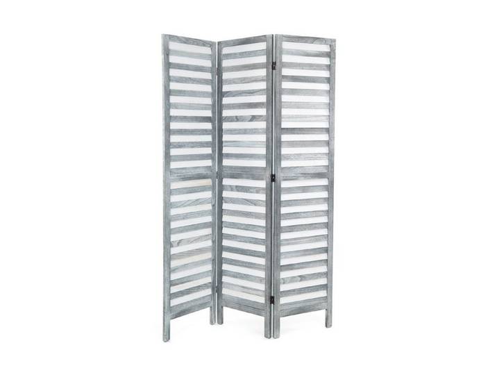 DESIGN DELIGHTS Paravent RAUMTEILER COTTAGE, Holz 170x120cm (HxB) Sichtschutz Paravent Raumtre