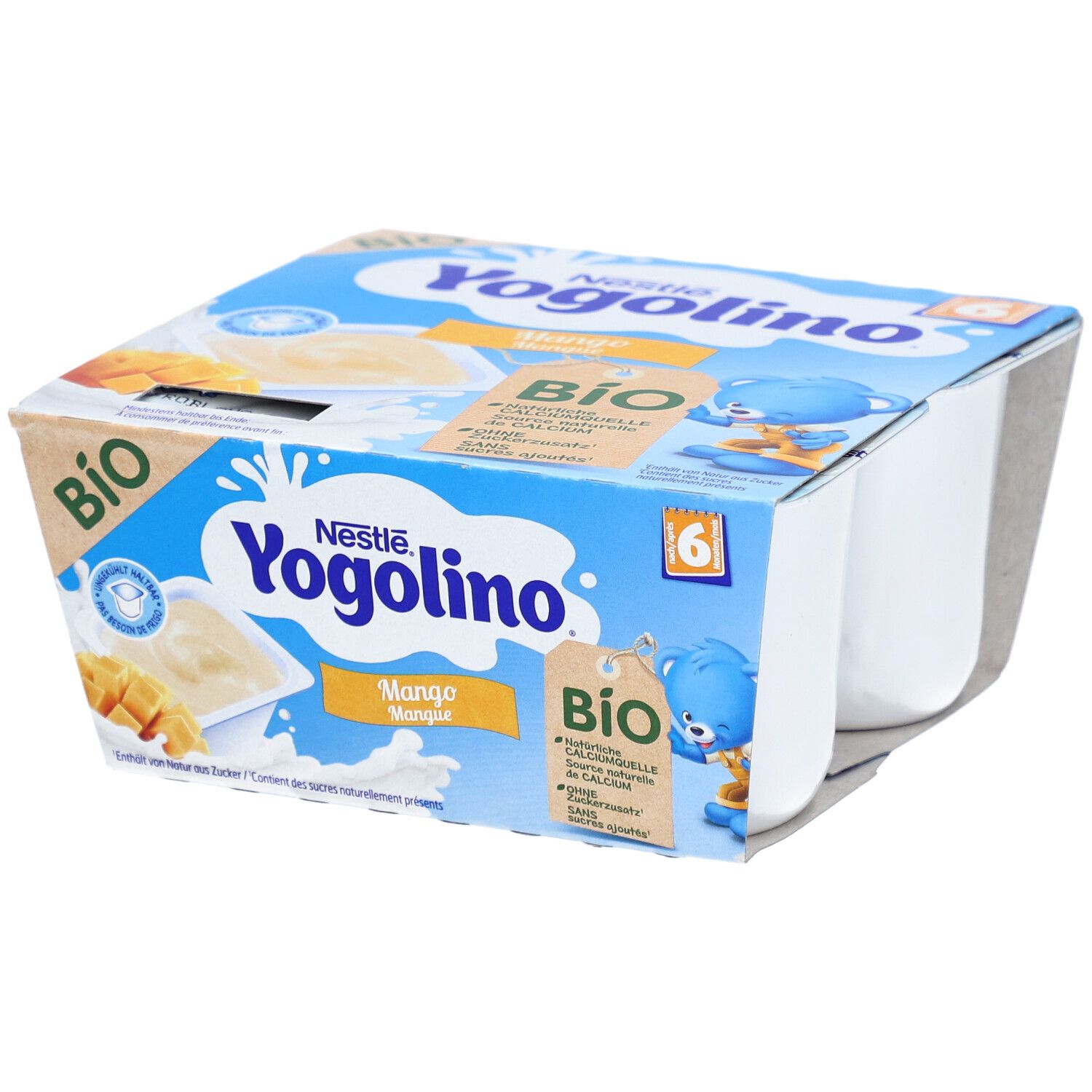 Nestle Yogolino Bio Mango Quark 6M 4 x 90 g Nicht relevant