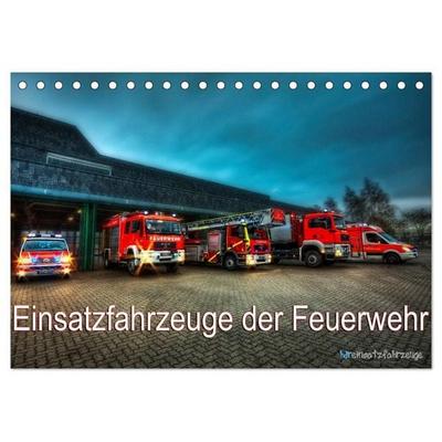 Einsatzfahrzeuge der Feuerwehr (Tischkalender 2027 DIN A5 quer), CALVENDO Monatskalender
