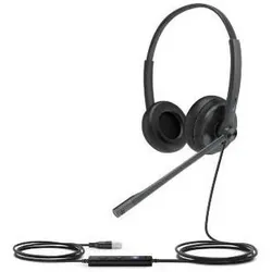 Yealink UH34 SE headset Dual UC (UH34 SE DUAL UC) (Kabelgebunden, USB-C), Office Headset, Schwarz