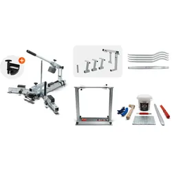 BTR Reifenmontiergerät EVO3® Ultra-Set Silber Paste (1 kg) Standardfüße Ohne Erweiterung Mit Abdrückschaufel-Schutz