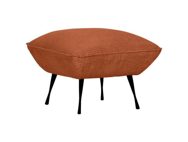 Mid.you Hocker, Rostfarben, Metall, 60x49x53 cm, Made in EU, Wohnzimmer, Sessel, Hocker, Sitzhocker