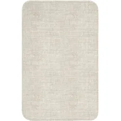 WC-VORLEGER Leinen - Textur - Beige WC Teppich 50x80 cm