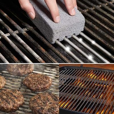 1 Stück Grill-Reinigungsstein – entfernt mühelos Fett Flecken von Grillständern Werkzeuge – Küchendekorationsgerät