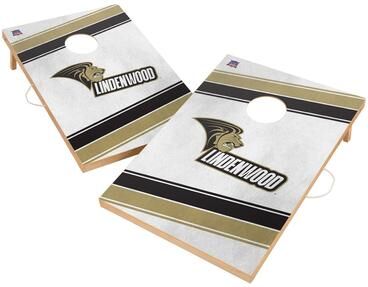 Skip's Garage Lindenwood University Lions Regulation 2x4 Cornhole Set
