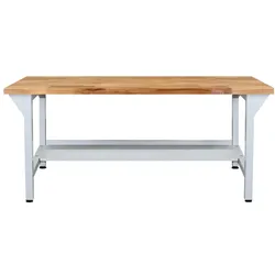 PROREGAL Werkbank Rhino Plus | HxBxT 84x150x70cm | Traglast 500kg | Lichtgrau