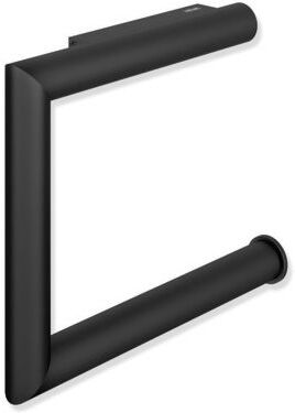 Hewi System 162 Toilettenpapierhalter 162.21.10060DC 137x110mm, d= 15mm, pulverbeschichtet, schwarz tiefmatt