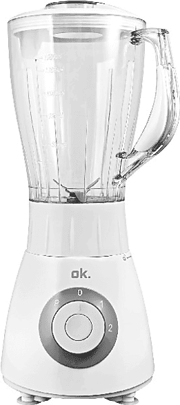 Batidora de vaso - ok. OMX-2210, 600 W, 1.5 litros, Cuchilla acero inoxidable