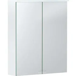 Geberit Option Basic Spiegelschrank mit integrierter Beleuchtung, zwei Türen, Breite 55cm, 500.258.00.1