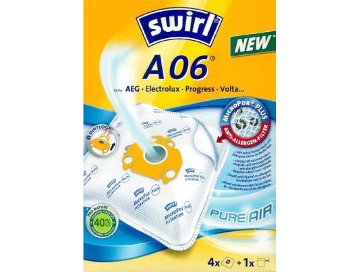 Swirl A06 - Stofzuigerzak MicroPor Plus - AEG Electrolux Progress Volta