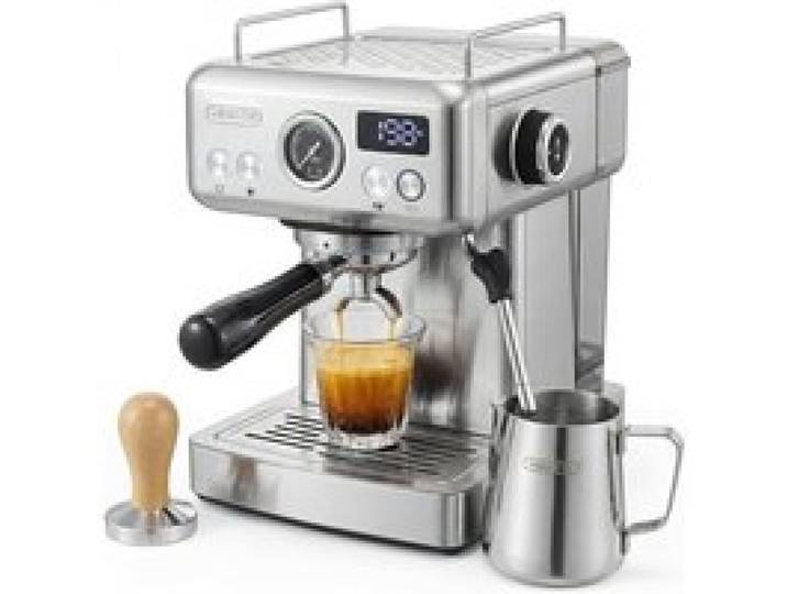 Machine à café expresso semi-automatique HiBREW H10A 20 bars cafetière à café chaud/froid - Argent