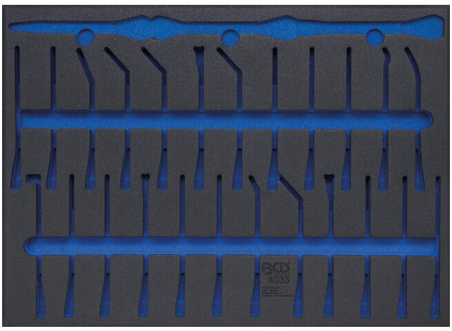 BGS Insert de servante d'atelier 3/3 vide pour art. 4033 ; BGS technic (4033-1)