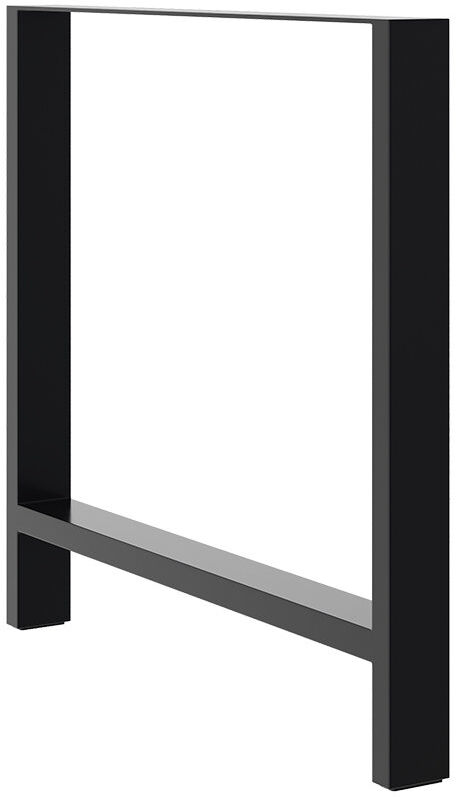 George Oliver Jacksonburg Table Leg Black 71cm H x 75cm W x 7cm D