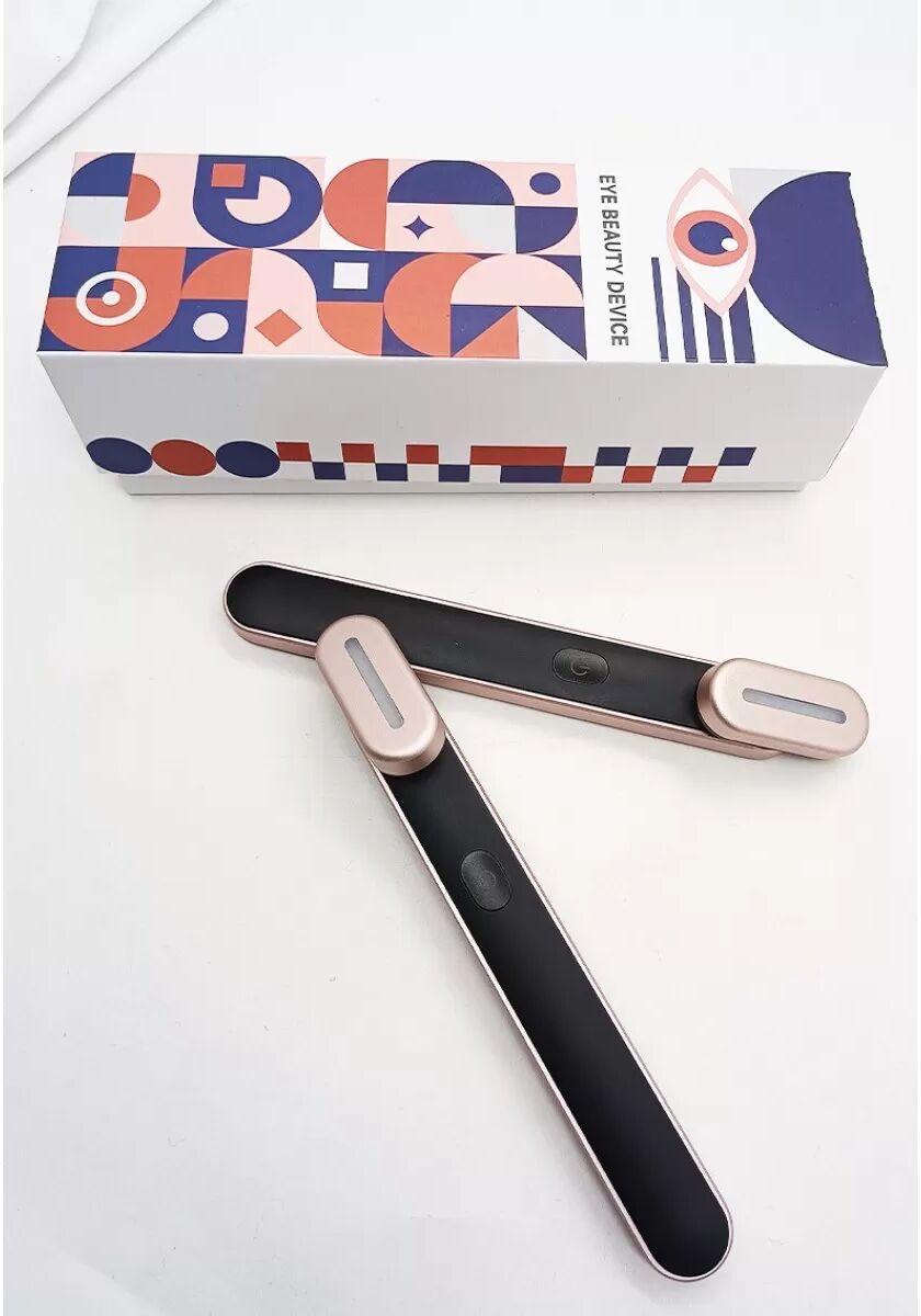 INF 7-Farben Beheizter Augenmassager: Vibration & Lichttherapie für Augenringe & Faltenreduzierung