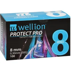 Wellion Protect Pro Safety Pen-Nadeln 8 mm