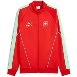 PUMA SFV Schweiz King Einlaufjacke 2026 Herren 05 - PUMA red/green glimmer 3XL
