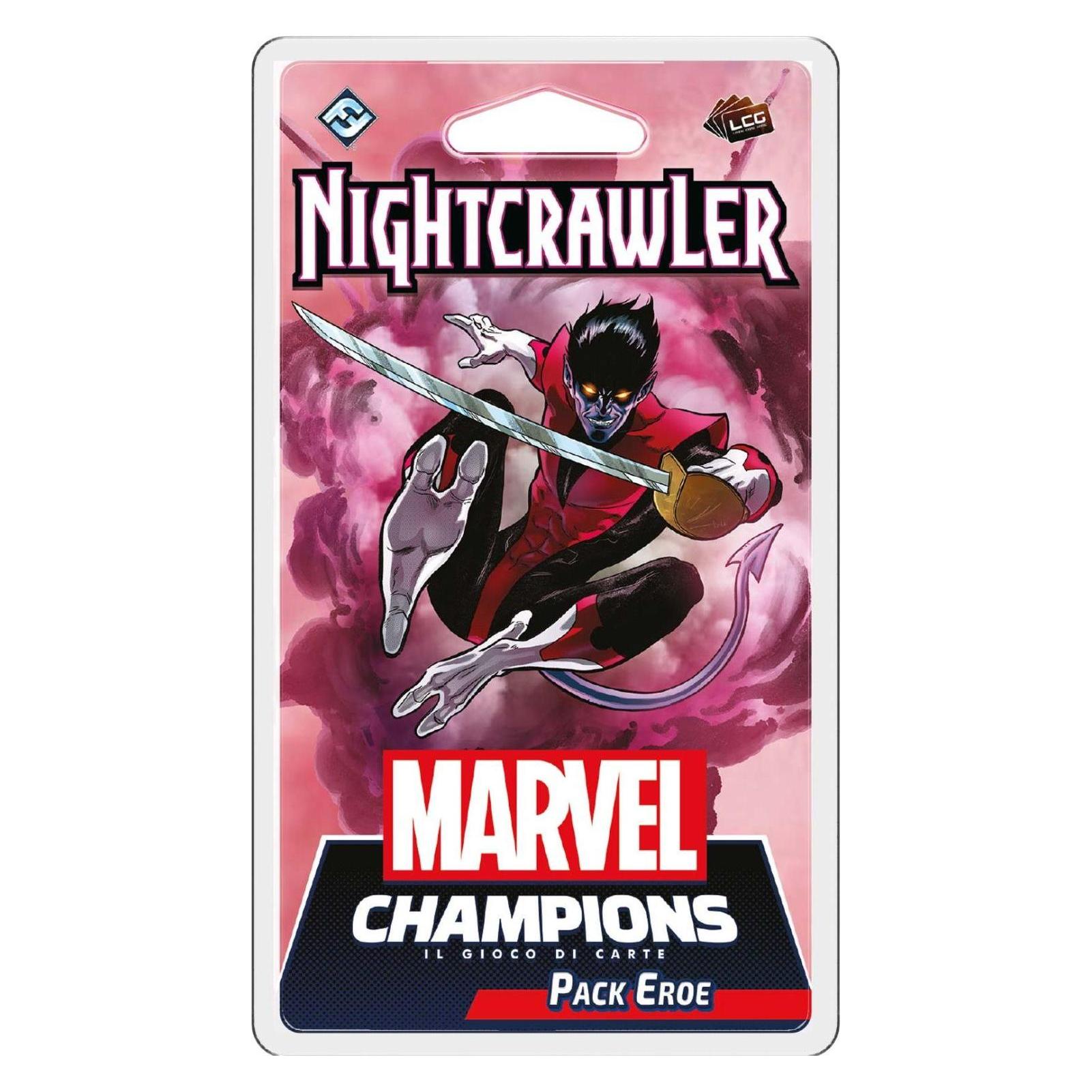 Asmodée Marvel Champions LCG - Nightcrawler (Pack Eroe) (Italienisch, 1 - 4 Spieler) (49380421)
