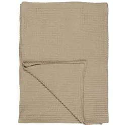 IB Laursen Handtuch Liseleje mit Waffelmuster, L150 x B100 cm, beige