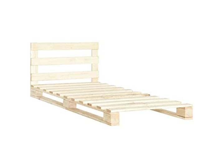 vidaXL Kiefernholz Massiv Palettenbett Palettenmöbel Massivholzbett Bett Holzbett Futonbett Bettgestell Bettrahmen Einzelbett 90x200cm