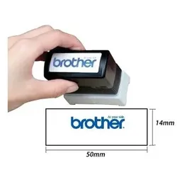 BROTHER Sellos Halterung 18x50mm PR1850E6P Blau