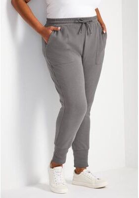 Plus Size Women's Alex Sweatpant by Avenue in Steel (Size 30)