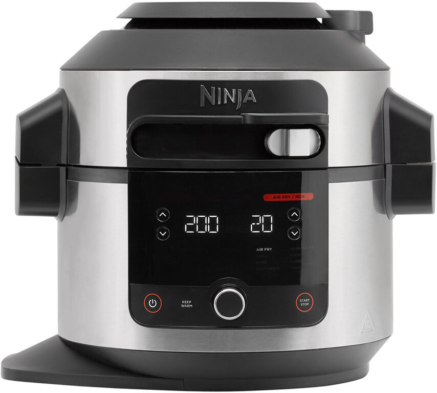 Ninja Foodi 11 in 1 SmartLid Multi Cooker 6L - OL550UK Black;Stainless Steel 6L