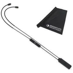 Mackie Bluetooth-Adapter MP-BTA für In-Ear Kopfhörer mit Tuch, Zubehör DJ, Schwarz