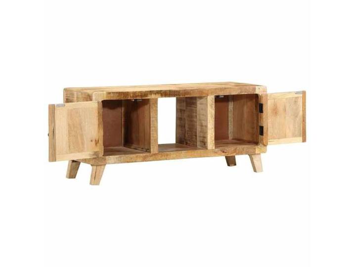 Promotion mai  * Meuble TV - Armoire Basse Pour TV - 105x46x32 cm bois massif de manguier brut EU100784104521