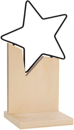 Holz-Ständer "Stern", 34 x 20,5 x 15 cm