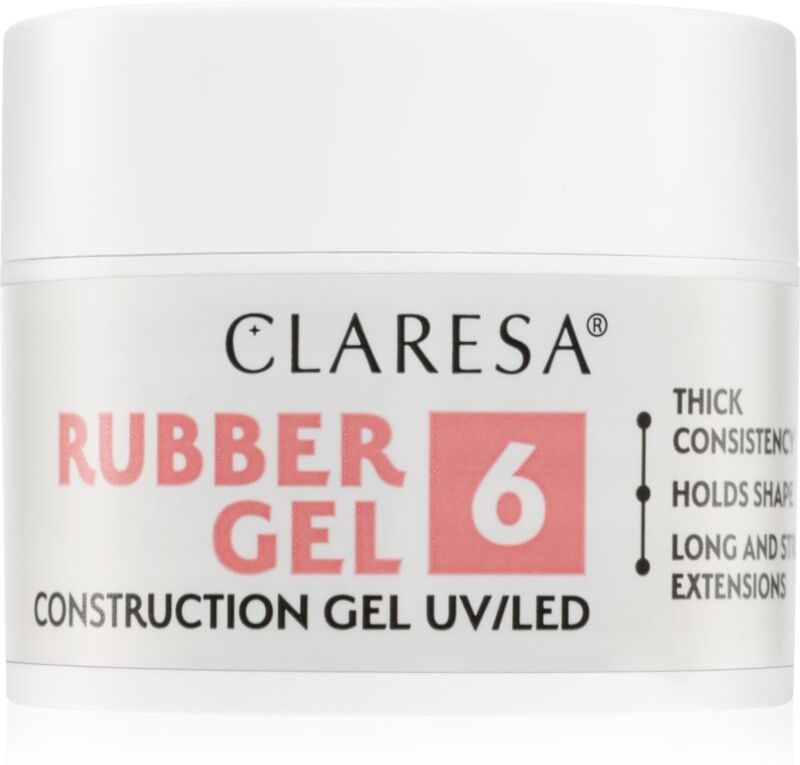 Claresa Rubber Gel Construction Gel UV/LED Lengthening Gel Nail Varnish shade 06 12 g